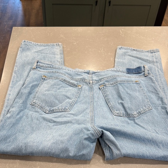 Abercrombie & Fitch Light Blue High Rise Women Jeans - Picture 6 of 7